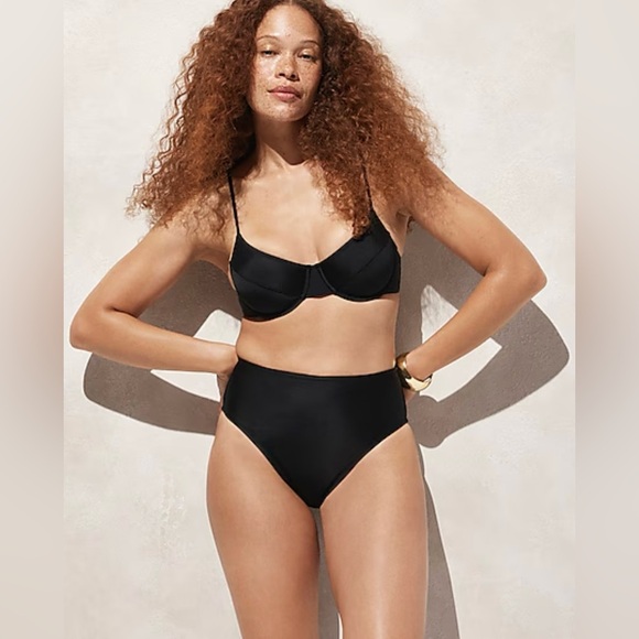 J Crew Womens High-Rise Full-Coverage Bikini Bottom Radiant Fuchsia Size 3XL NWT - Picture 2 of 7